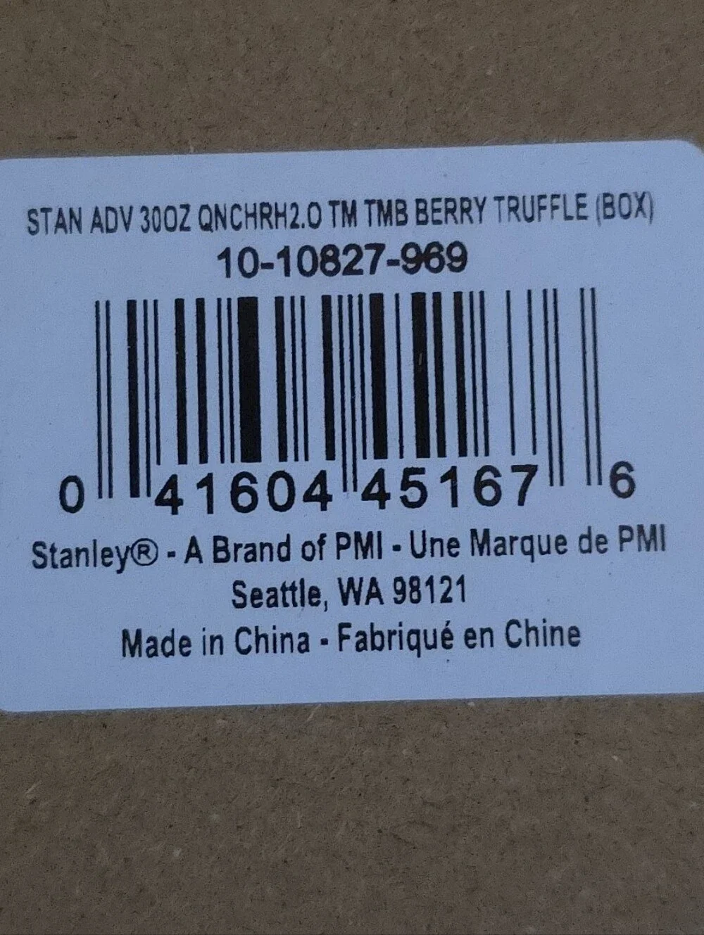 New In Box Stanley Limited Edition 